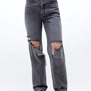 PacSun Washed Black Ripped '90s Boyfriend Jeans